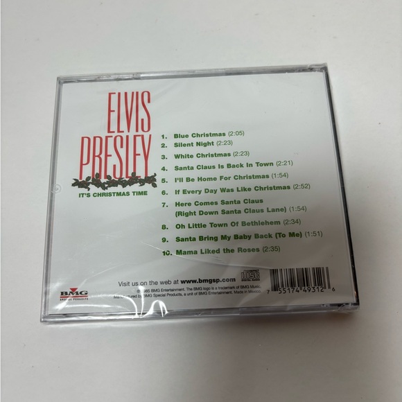 Elvis Presley It’s Christmas Time Music Disc (sealed new) - Picture 2 of 2